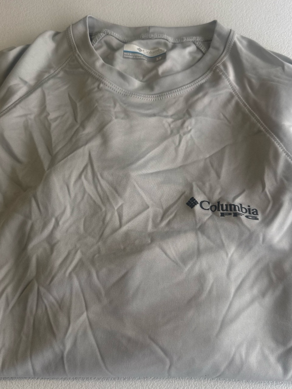 Columbia Long Sleeve Performance Shirt - Light Gray